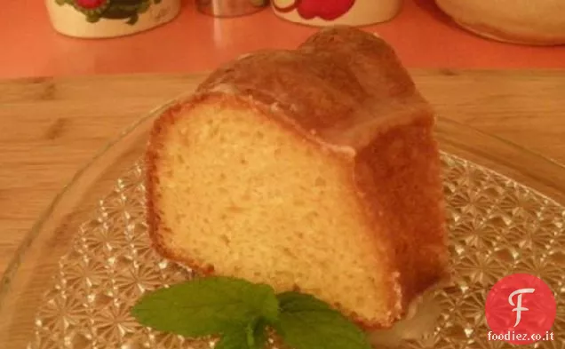 Giornata impegnativa Limone glassata torta di libbra