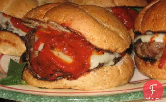 Hamburger Italiani con Basilico fresco - Americana Ricetta
