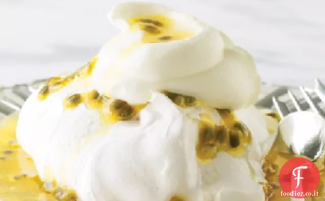 Martha's Pavlova con frutto della passione