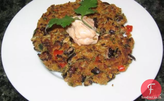 Torte di fagioli neri