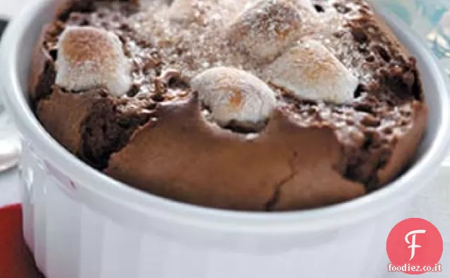 Soufflé di cioccolata calda