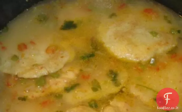 Sopa De Capirotadas Hondurenas (zuppa di formaggio e farina di mais)