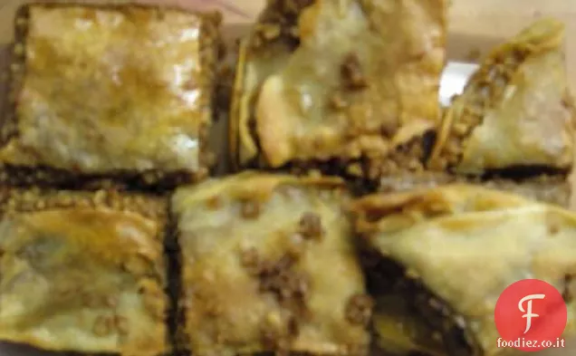 Baklava al cioccolato e nocciola