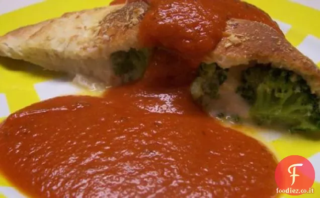 Calzone al formaggio veloce da sistemare