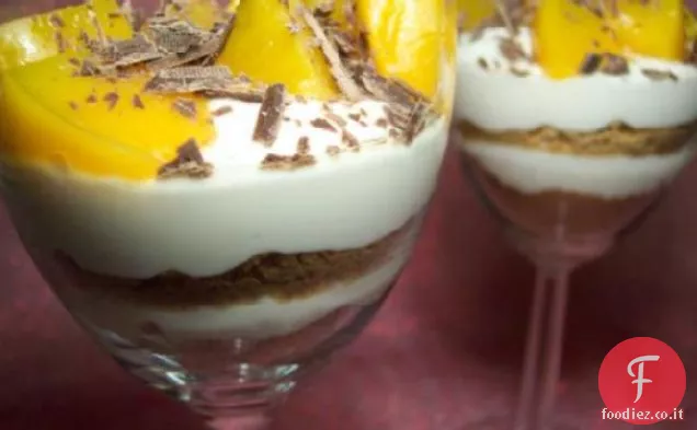 Dessert alla crema di cannoli