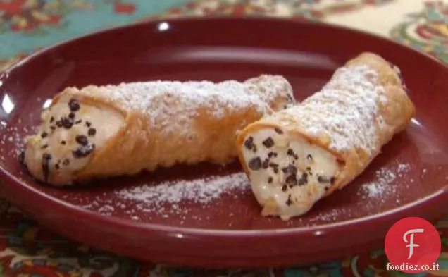 Cannoli con Ripieno di Mandarini e Mandorle