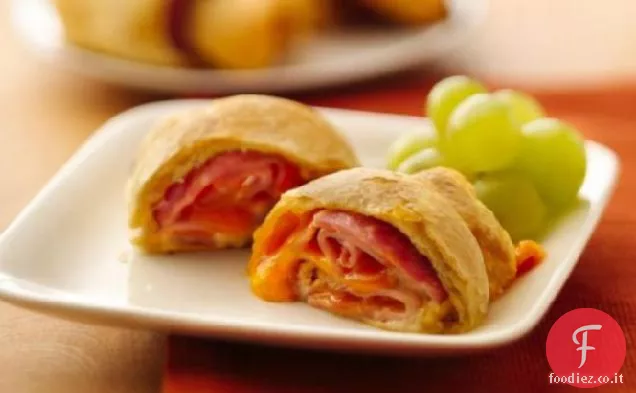 Prosciutto e formaggio Crescent Roll Up