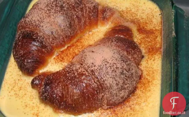 Budino di pane e burro con una differenza