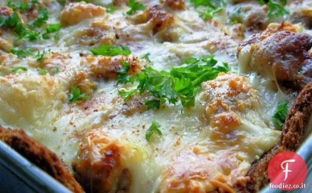 Salsiccia Mezzaluna Colazione Casseruola