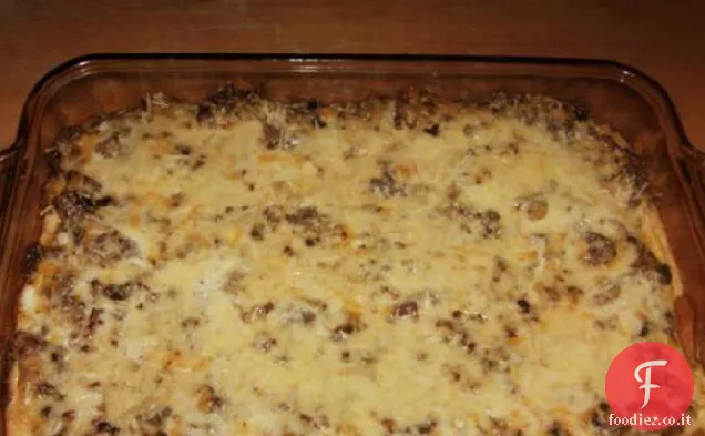 Crescent Crust Salsiccia Brunch Casseruola