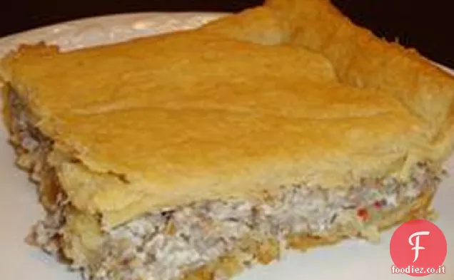 Semplice casseruola di salsiccia