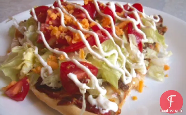 Facile Taco Pizza antipasto
