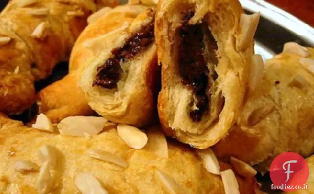Croissant alla barretta di cioccolato