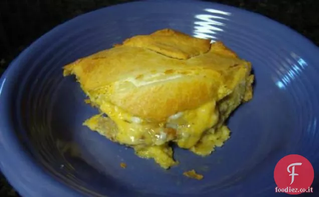 Salsiccia Mezzaluna Colazione Casseruola