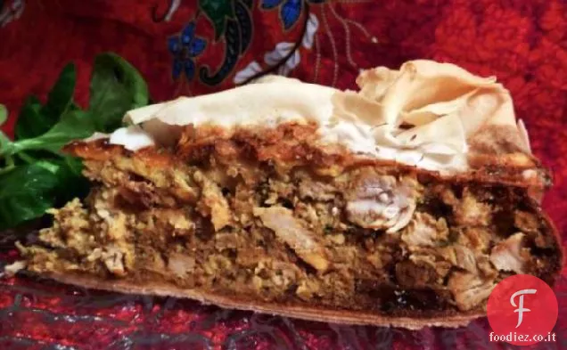 Torta di pollo marocchino