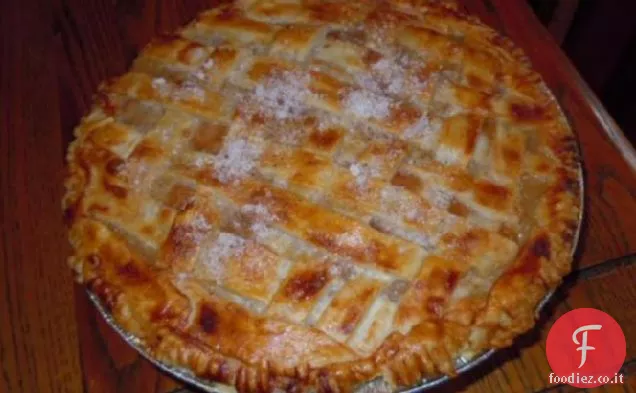 Torta di pesche panna acida