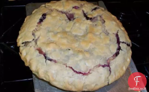 Torta di crema al rabarbaro di Dianne