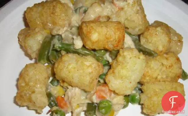 Torta di pollo Tater Tot