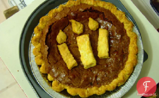Torta di scacchi al cioccolato