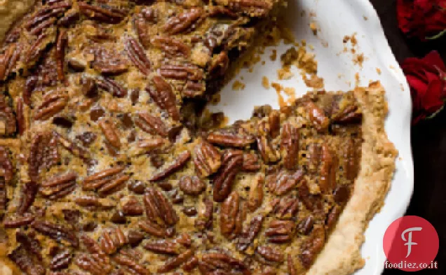 Torta di noci pecan al cioccolato