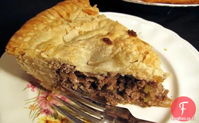 Tourtiere (French Canadian Meat Pie) - Senza latticini