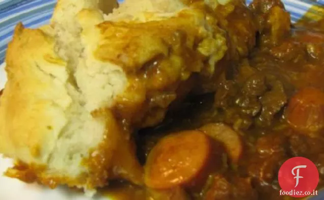 Chili Formaggio cane Pot Pie