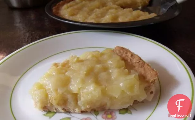 Torta di pesche panna acida