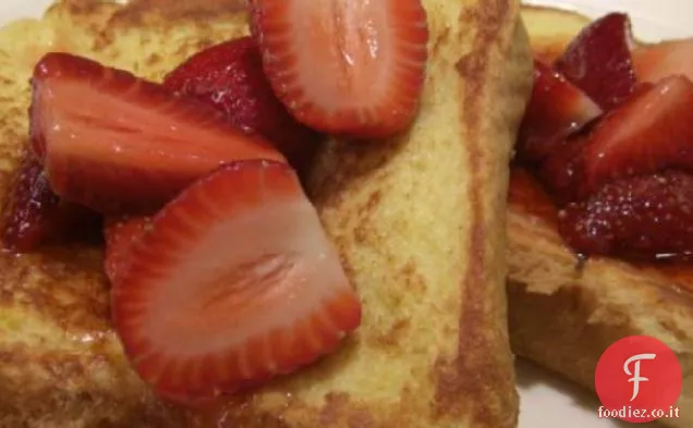 Toast alla francese ripieno a basso contenuto di grassi