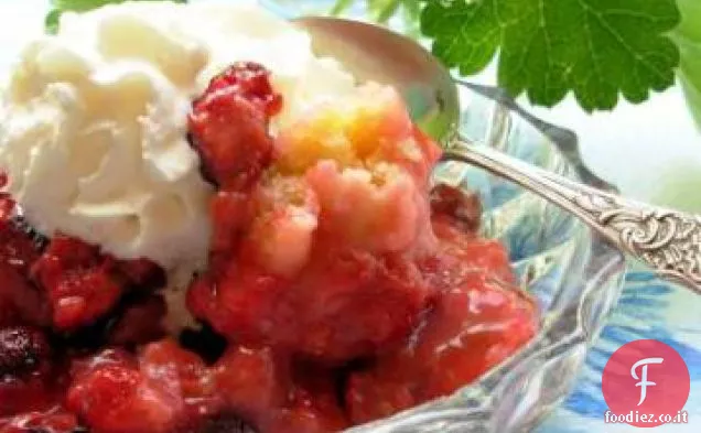 Qualsiasi torta di frutta Cobbler