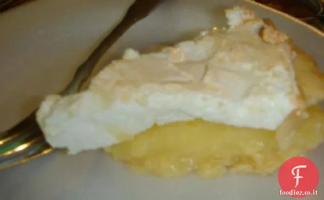Torta di meringa al limone