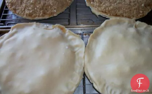 Congelatore Peach Pie di riempimento e torta metodo di congelamento