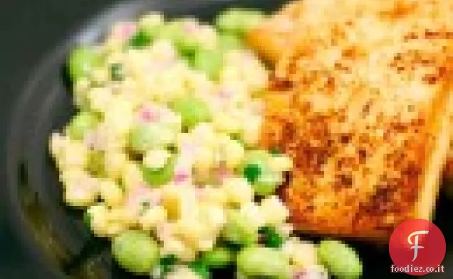 Insalata di mais e Edamame con tofu di Miso