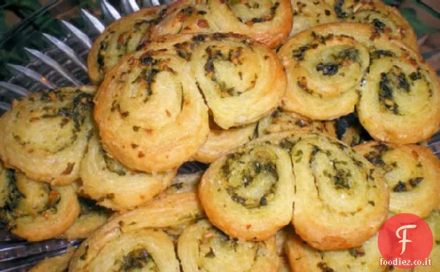 Palmiers Du Basilic (Biscotti salati al profumo di Basilico