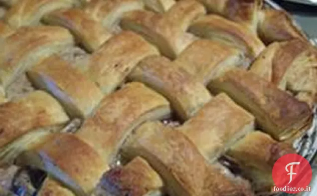 Crostata di funghi senza carne