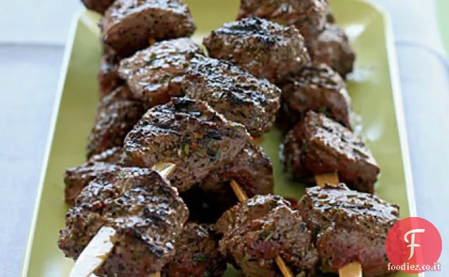 Spiedini di bisonte Ribeye