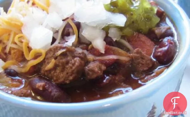 Yummy Veloce e facile Fagioli 'n Wieners Chili