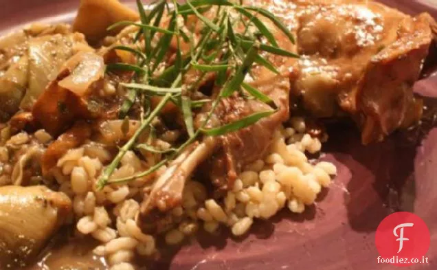 Lapin a La Cocotte-Stufato di coniglio francese