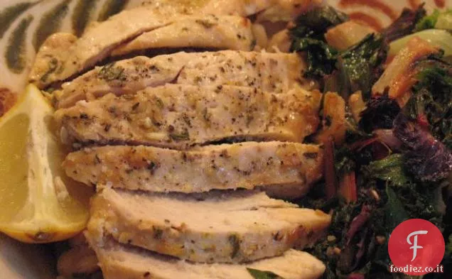 Insalata di pollo alla griglia Caesar