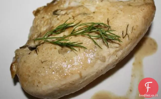Cosce di pollo alla griglia con limone e pepe