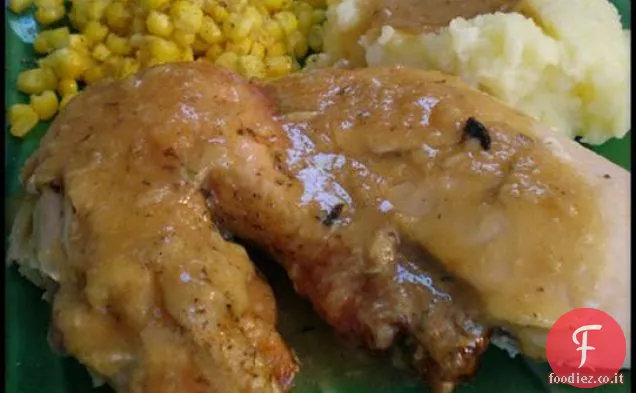 Un buon pollo all'aglio facile