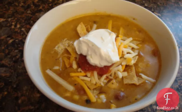 Zuppa di pollo Enchilada