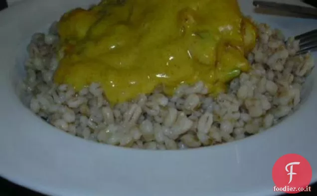 Pollo al Curry e salsa al limone
