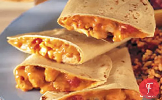 Quesadillas di pollo al formaggio