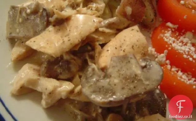 Interessante pentola di coccio di pollo