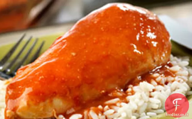 Pollo piccante alla brace dalla cucina di Campbell