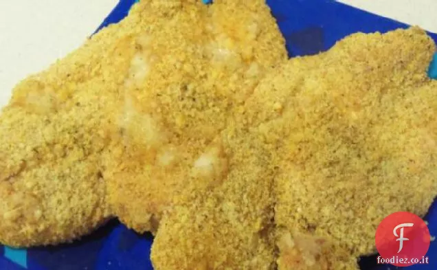 Pollo al forno croccante