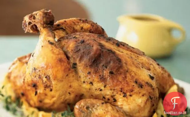 Pollo arrosto con Limoni e Timo