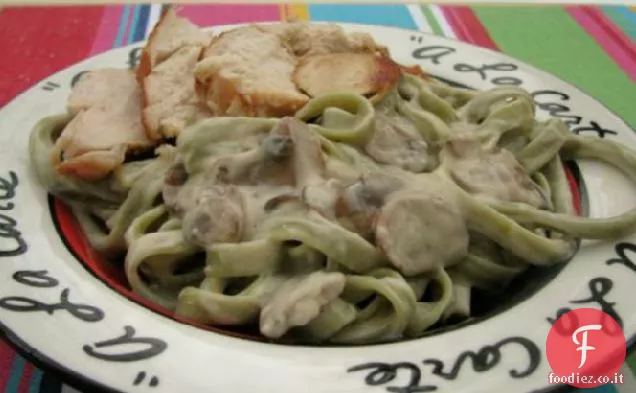 Pollo ai funghi Alfredo