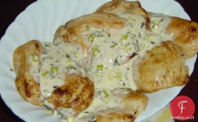 Pollo alla crema di dragoncello di Southern Living