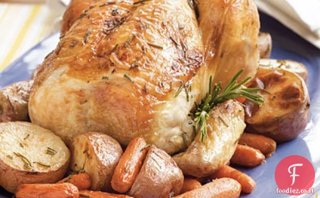 Pollo arrosto al rosmarino della nonna